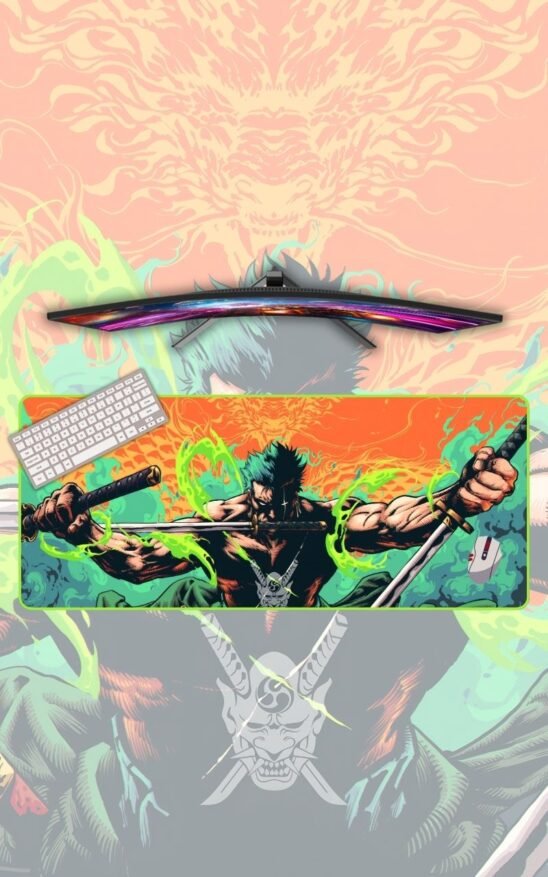 Roronoa Zoro | One Piece Mousepads | Anime Mousepads | Custom Mousepads | Office Desk Mat & Table Mat | In Pakistan