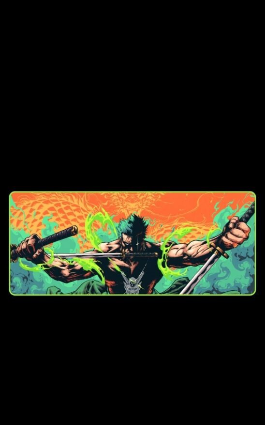 Roronoa Zoro | One Piece Mousepads | Anime Mousepads | Custom Mousepads | Office Desk Mat & Table Mat | In Pakistan