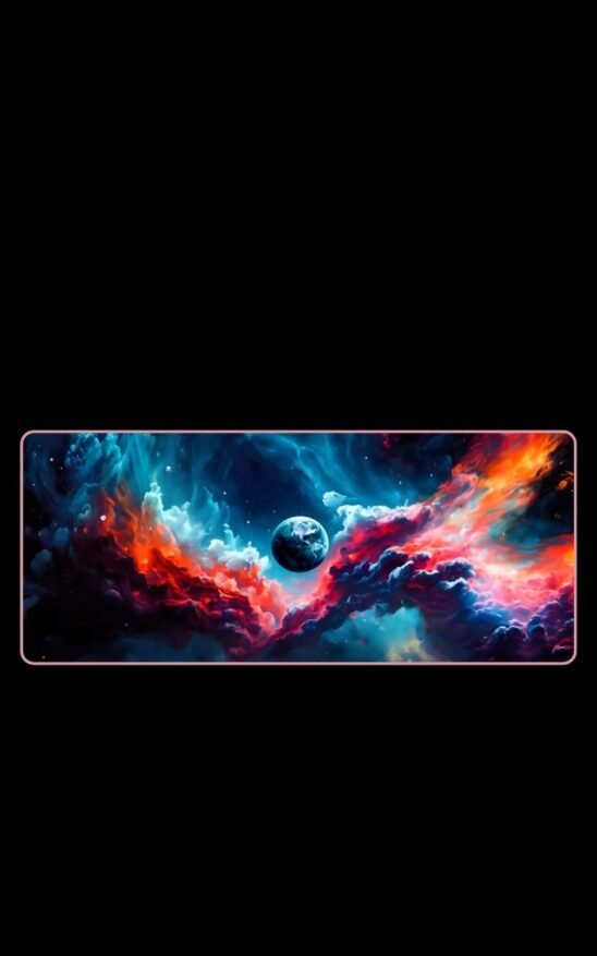 Space Nebula Planet | Space & Cosmos Mousepads | Custom Mousepads | Office Desk Mat & Table Mat | In Pakistan