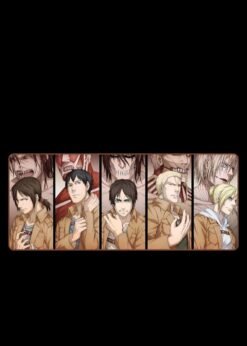 Titan Shifters | Attack On Titan Mousepads | Anime Mousepads | Custom Mousepads | Office Desk Mat & Table Mat | In Pakistan