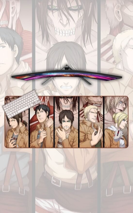 Titan Shifters | Attack On Titan Mousepads | Anime Mousepads | Custom Mousepads | Office Desk Mat & Table Mat | In Pakistan