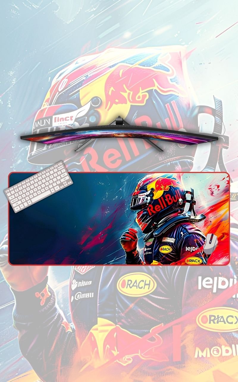 Red Bull Racing Driver | Formula 1 Mousepads | Custom Mousepads | Office Desk Mat & Table Mat | In Pakistan