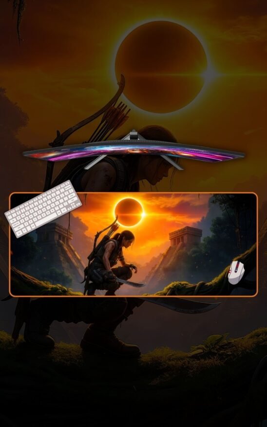 Shadow Of The Tomb Raider | Tomb Raider Mousepads | Custom Mousepads | Office Desk Mat & Table Mat | In Pakistan