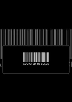 Addicted to Black | Motivation Mousepads | Custom Mousepads | Large Desk Mat/Mousepads | In Pakistan