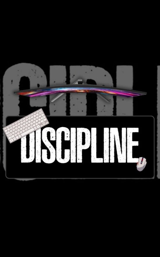 Discipline | Motivation Mousepads | Custom Mousepads | Large Desk Mat/Mousepads | In Pakistan