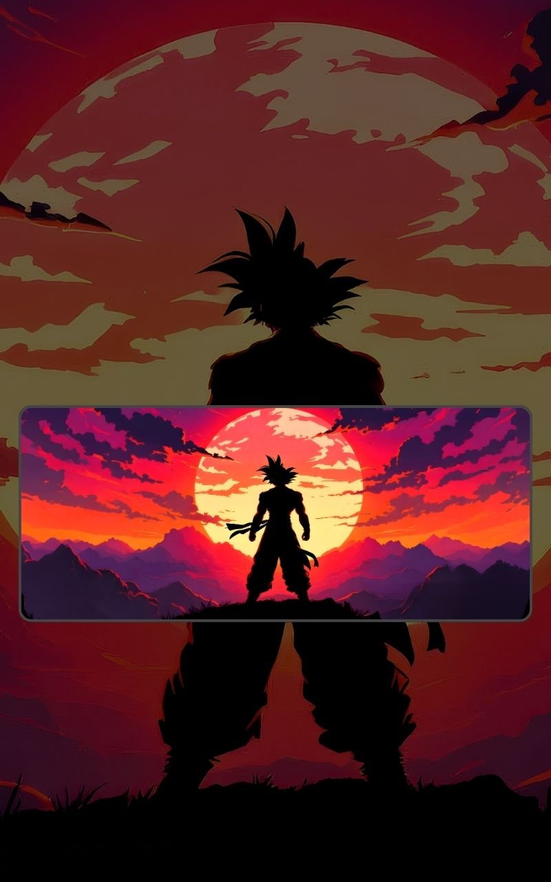 Goku Dominant | Anime Mousepads | Custom Mousepads | Large Desk Mat/Mousepads | In Pakistan