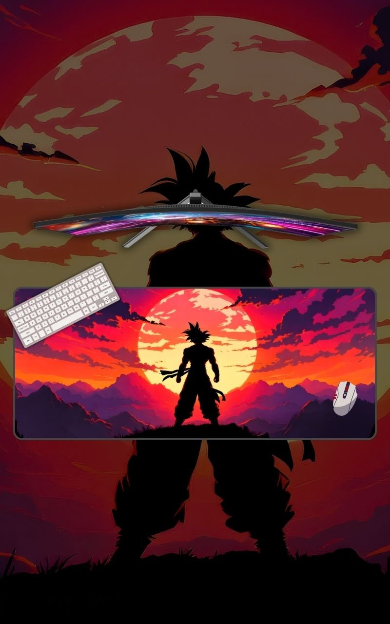 Goku Dominant | Anime Mousepads | Custom Mousepads | Large Desk Mat/Mousepads | In Pakistan