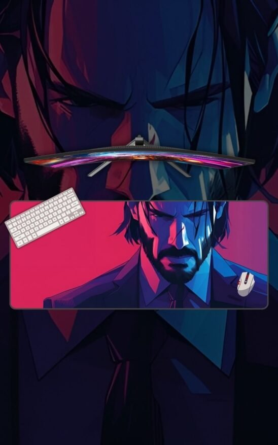 John Wick | Movie & Series Mousepads | Custom Mousepads | Large Desk Mat/Mousepads | In Pakistan