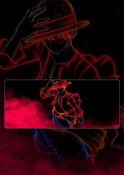 One Piece Monkey D Luffy | Anime Mousepads | Custom Mousepads | Large Desk Mat/Mousepads | In Pakistan