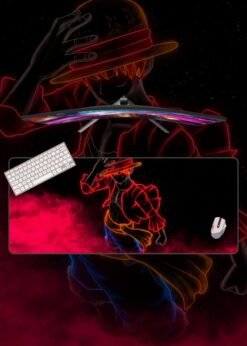 One Piece Monkey D Luffy | Anime Mousepads | Custom Mousepads | Large Desk Mat/Mousepads | In Pakistan