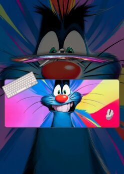 Oggy And The Cockroaches| Cartoon Mousepads | Custom Mousepads | Large Desk Mat/Mousepads | In Pakistan