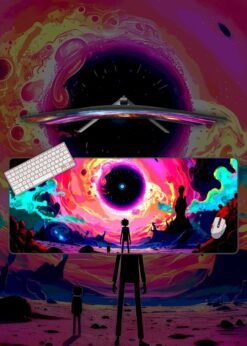 Rick And Morty Epic Escapes | Anime Mousepads | Custom Mousepads | Large Desk Mat/Mousepads | In Pakistan
