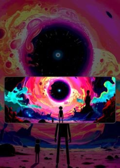 Rick And Morty Epic Escapes | Anime Mousepads | Custom Mousepads | Large Desk Mat/Mousepads | In Pakistan