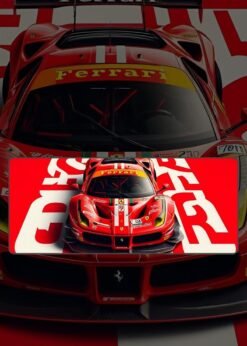 Ferrari 488 GT3 Mousepad