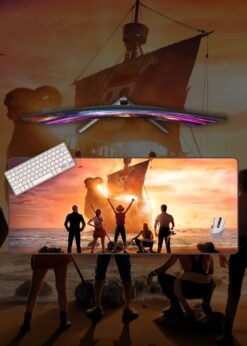 One Piece Netflix Poster | Anime Mousepads | Custom Mousepads | Large Desk Mat/Mousepads | In Pakistan