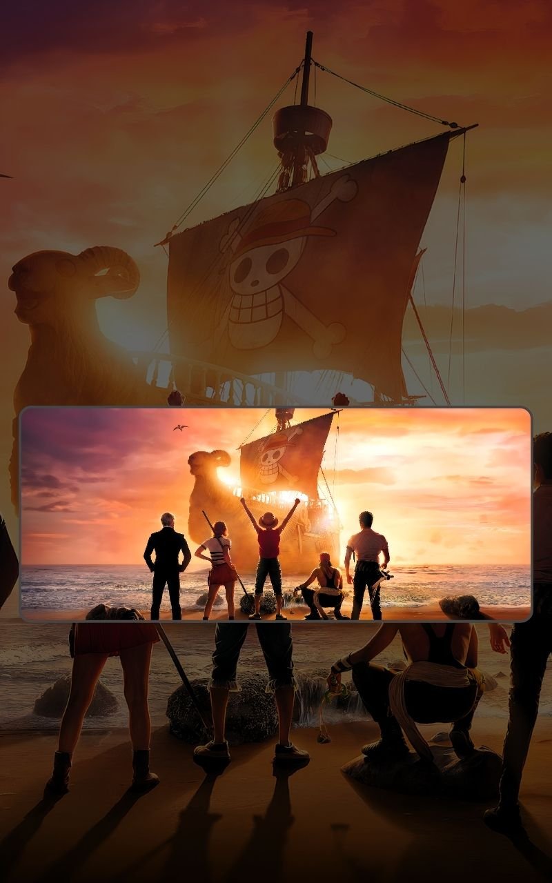 One Piece Netflix Poster | Anime Mousepads | Custom Mousepads | Large Desk Mat/Mousepads | In Pakistan