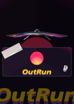 Outrun | Gaming Mousepads | Custom Mousepads | Large Desk Mat/Mousepads | In Pakistan
