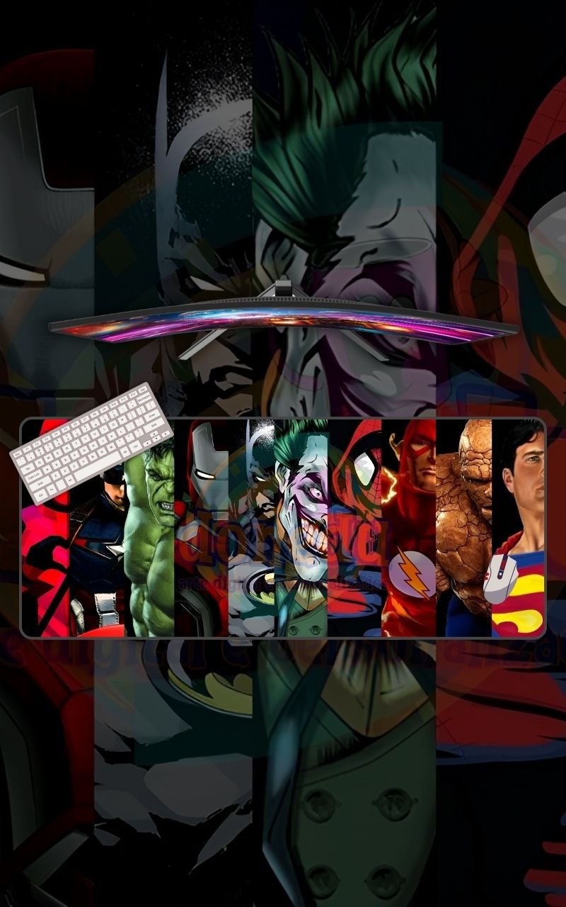 MARVEL VS DC Mousepad