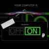 Your computer is ON OFF Mousepad