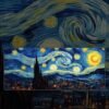Starry Night By Van Gogh Mousepad