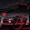Mustang Gangster Mashup Mousepad