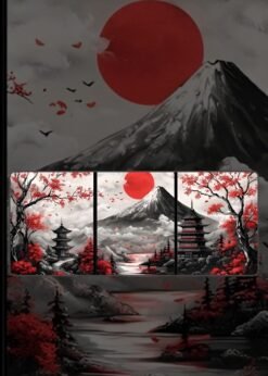 Japanese Landscape Painting Mousepad