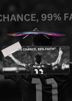 1 % Chance, 99 % Faith Mousepad