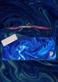 Blue Topography Mousepad