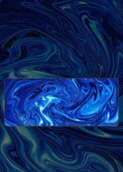Blue Topography Mousepad