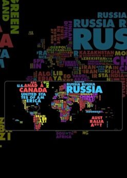 World Map Mousepad