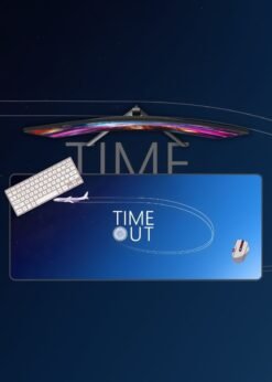 Airplane Digital Art Mousepad