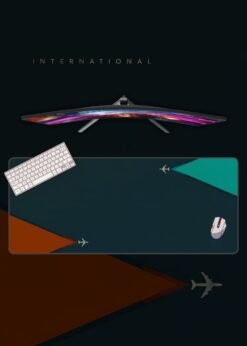 Airplane Minimalist Mousepad