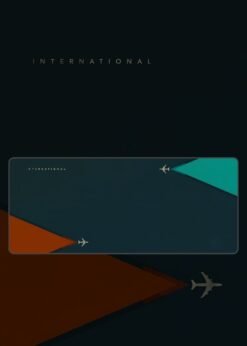 Airplane Minimalist Mousepad