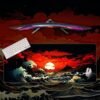 Waves Sunset Mousepad