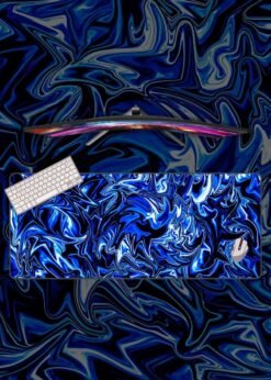 Ripples Wavy Blue Mousepad