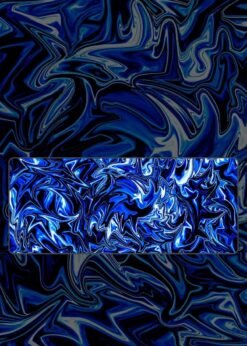 Ripples Wavy Blue Mousepad