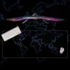 World Map Outline Mousepad