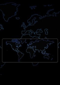 World Map Outline Mousepad