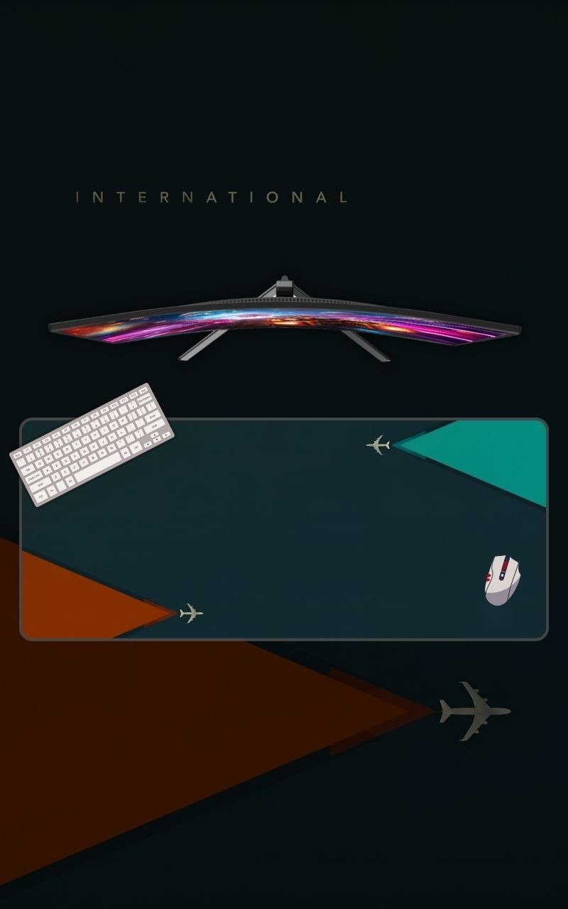 Airplane Minimalist Mousepad