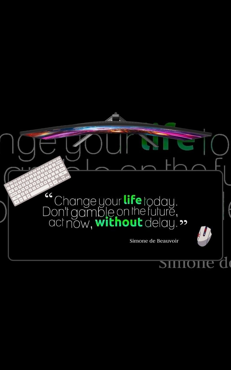 Change your life today Mousepad