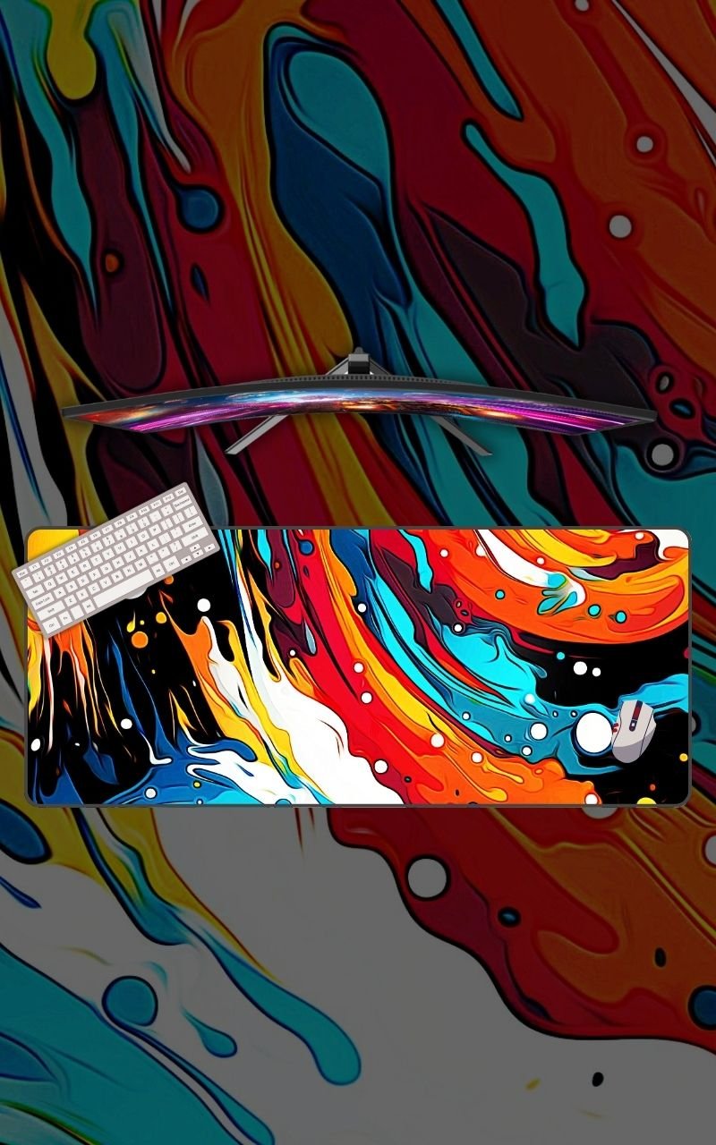 Mix Liquid Flow Mousepad