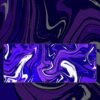 White Blue and Purple Topography Mousepad