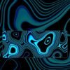 Blue And Black Topography Mousepad
