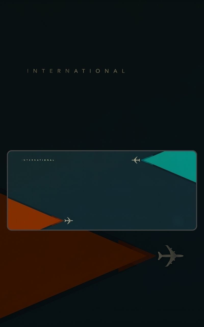 Airplane Minimalist Mousepad