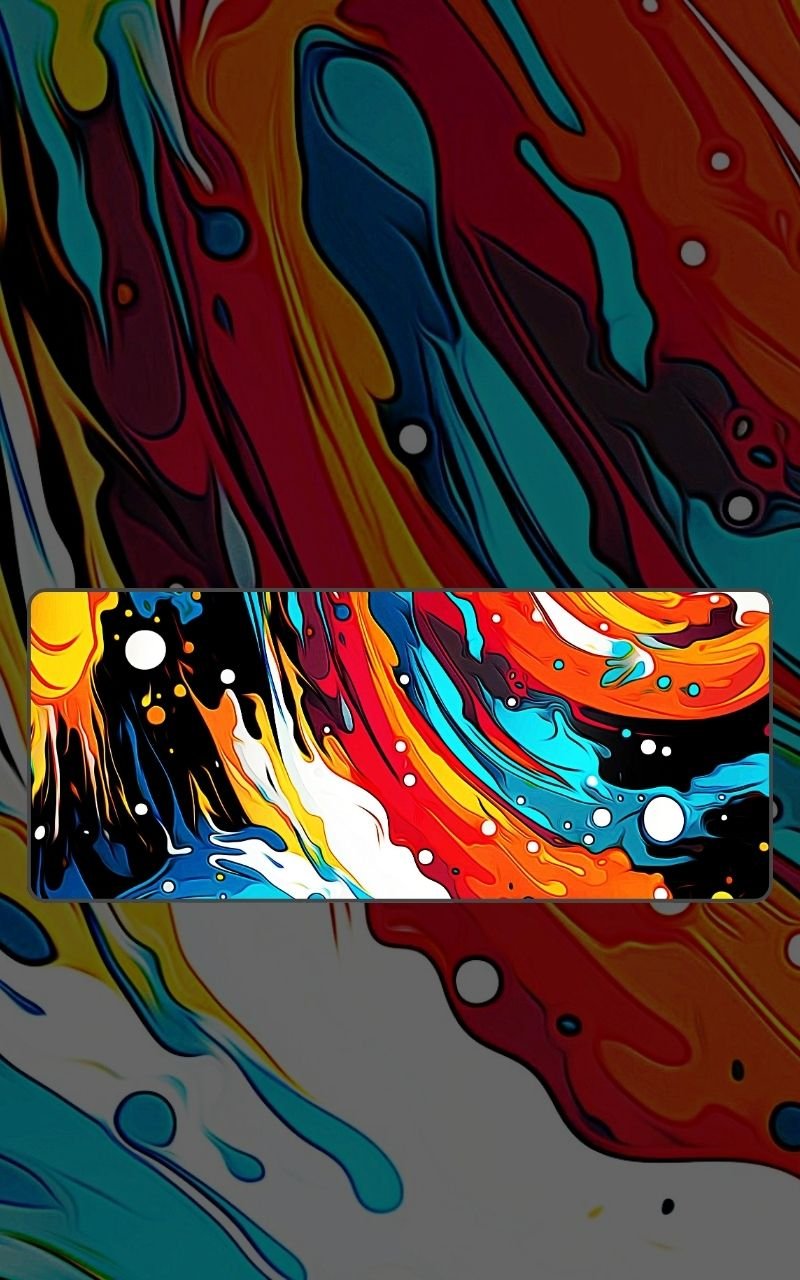Mix Liquid Flow Mousepad