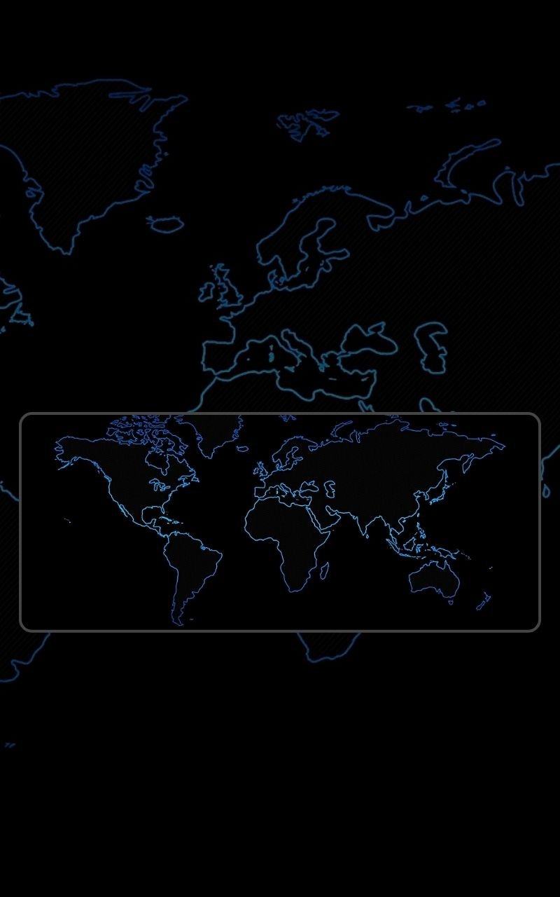 World Map Outline Mousepad