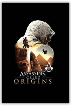 Assassin's Creed Origins metal poster wall art in Pakistan