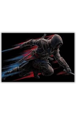 Assassin's Creed metal poster wall art in Pakistan