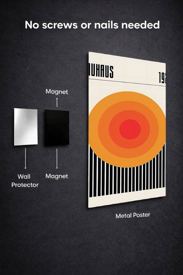 Bauhaus Posters metal poster wall art in Pakistan