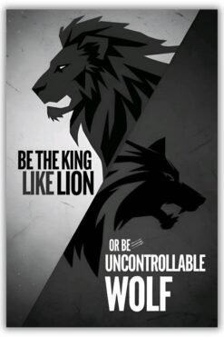 Be The King metal poster wall art in Pakistan